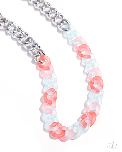Rainbow Ragtime Blue Necklace - Jewelry by Bretta