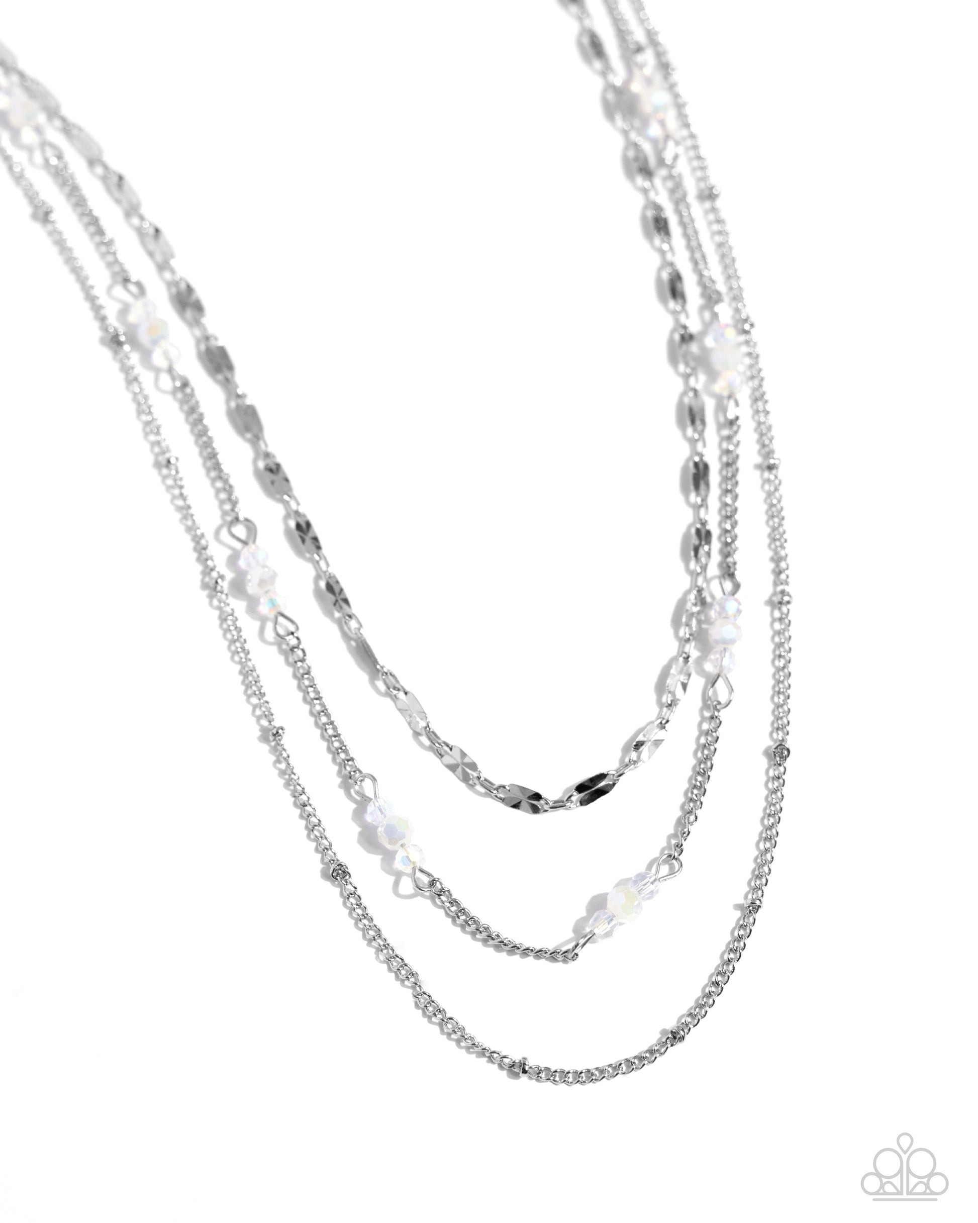 Luxe Layers White Necklace - Jewelry by Bretta