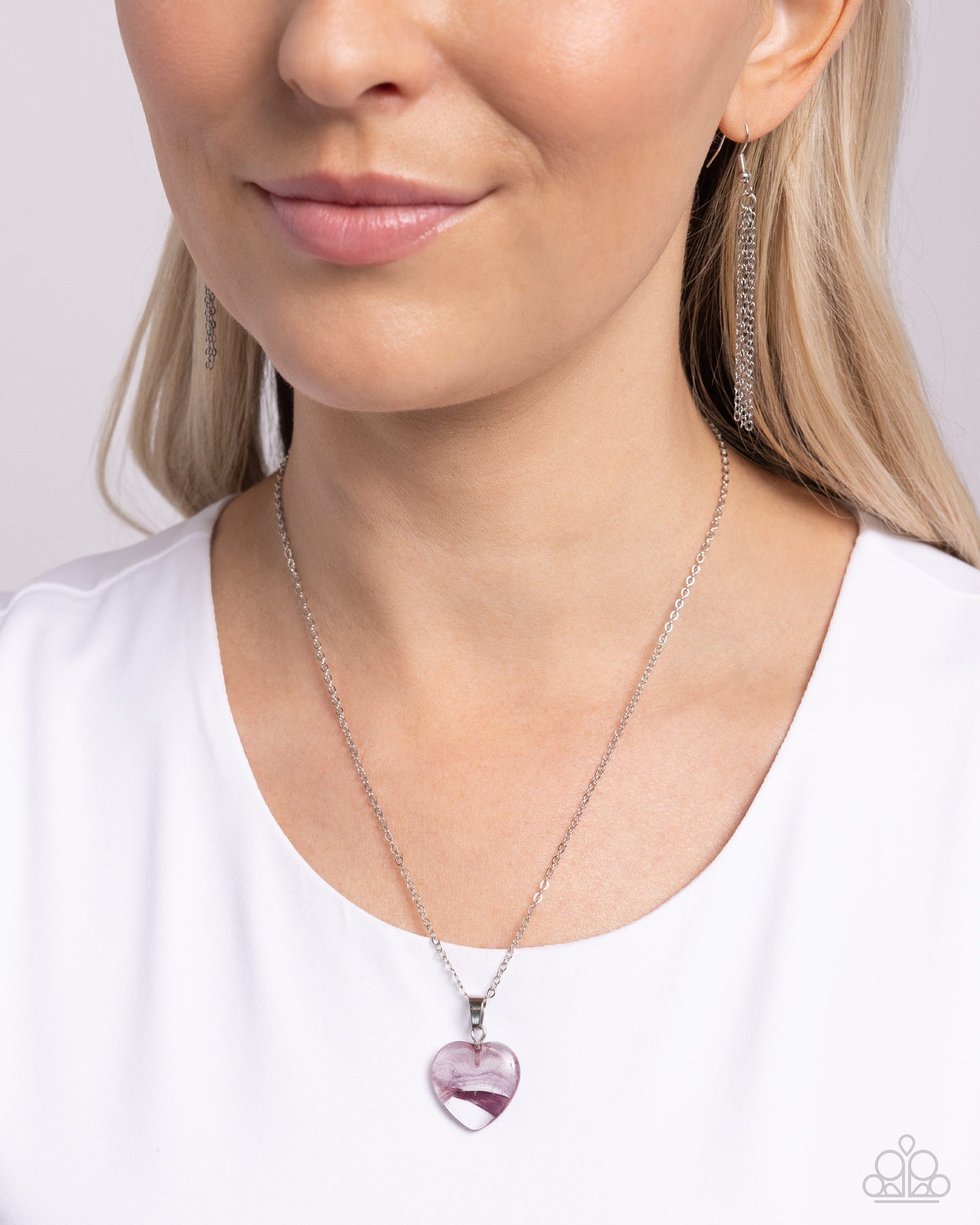 HEART Exhibition Purple Necklace - Jewelry by Bretta