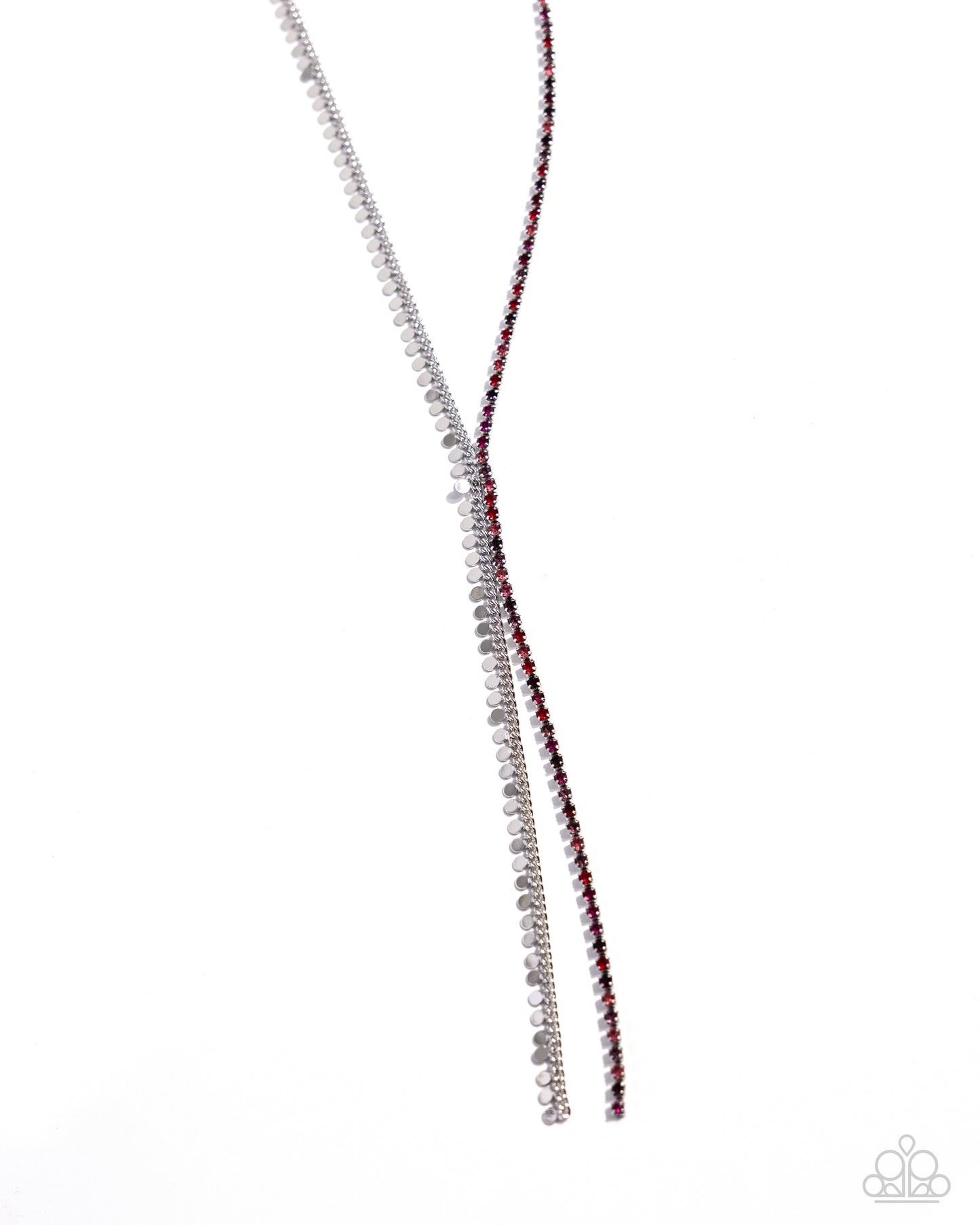 Elongated Eloquence Red Necklace - Jewelry by Bretta