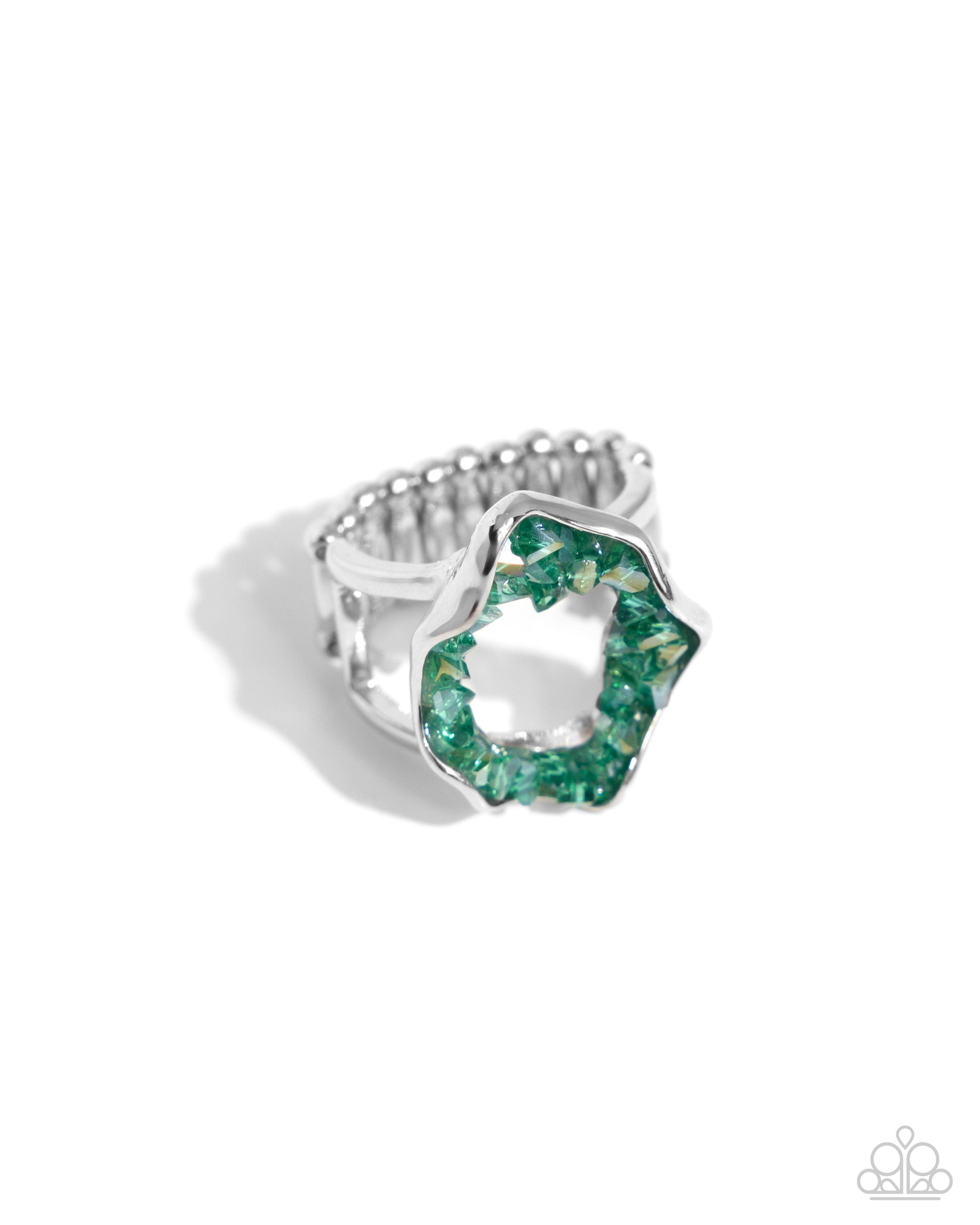 Geode Grace Green Ring - Jewelry by Bretta