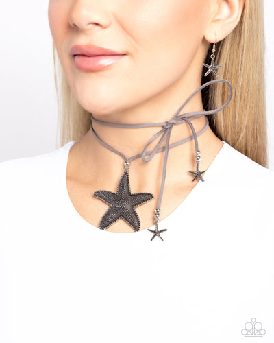 Starfish Sentiment Silver Necklace - Jewelry by Bretta