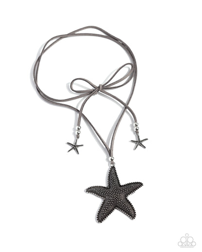 Starfish Sentiment Silver Necklace - Jewelry by Bretta
