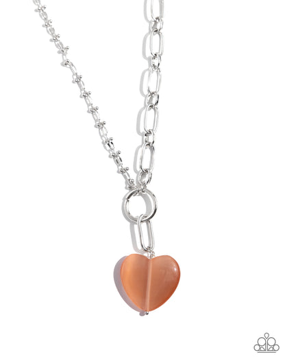 Definition of HEART Orange Necklace - Jewelry by Bretta