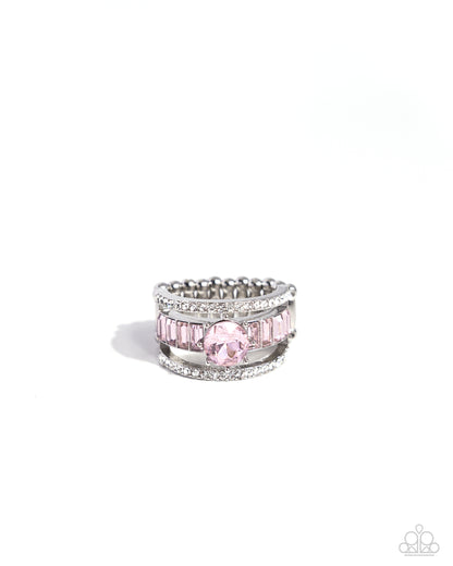 Dramatic Decadence Pink Ring - Jewelry by Bretta