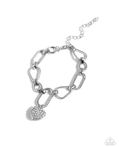 HEART Director White Heart Bracelet - Jewelry by Bretta
