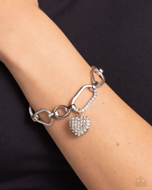 HEART Director White Heart Bracelet - Jewelry by Bretta