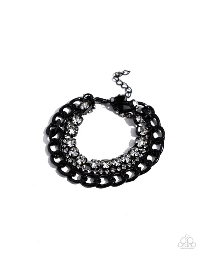 Colorful Canvas Black Bracelet - Jewelry by Bretta