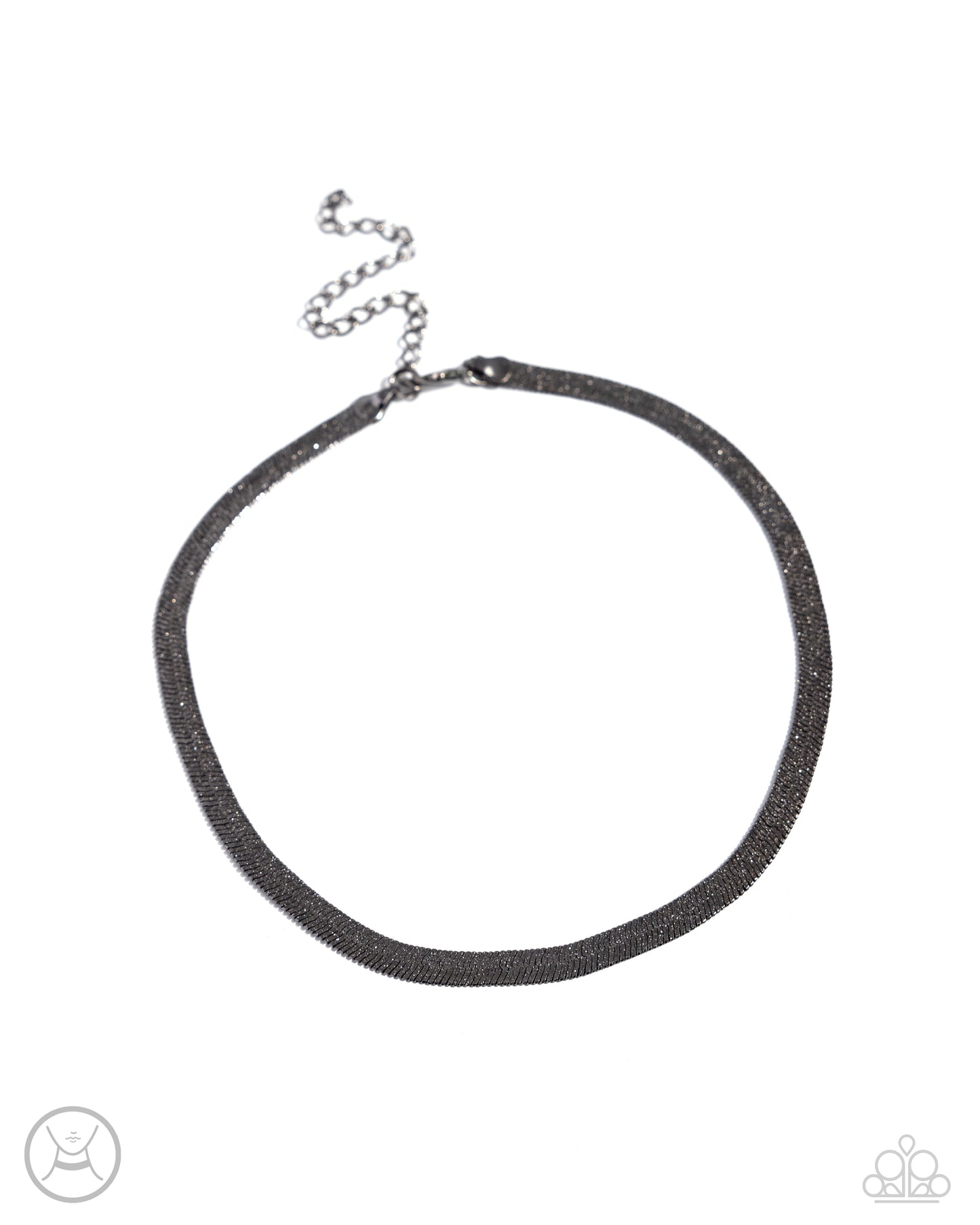 Simply Scintillating Black Necklace - Jewelry by Bretta