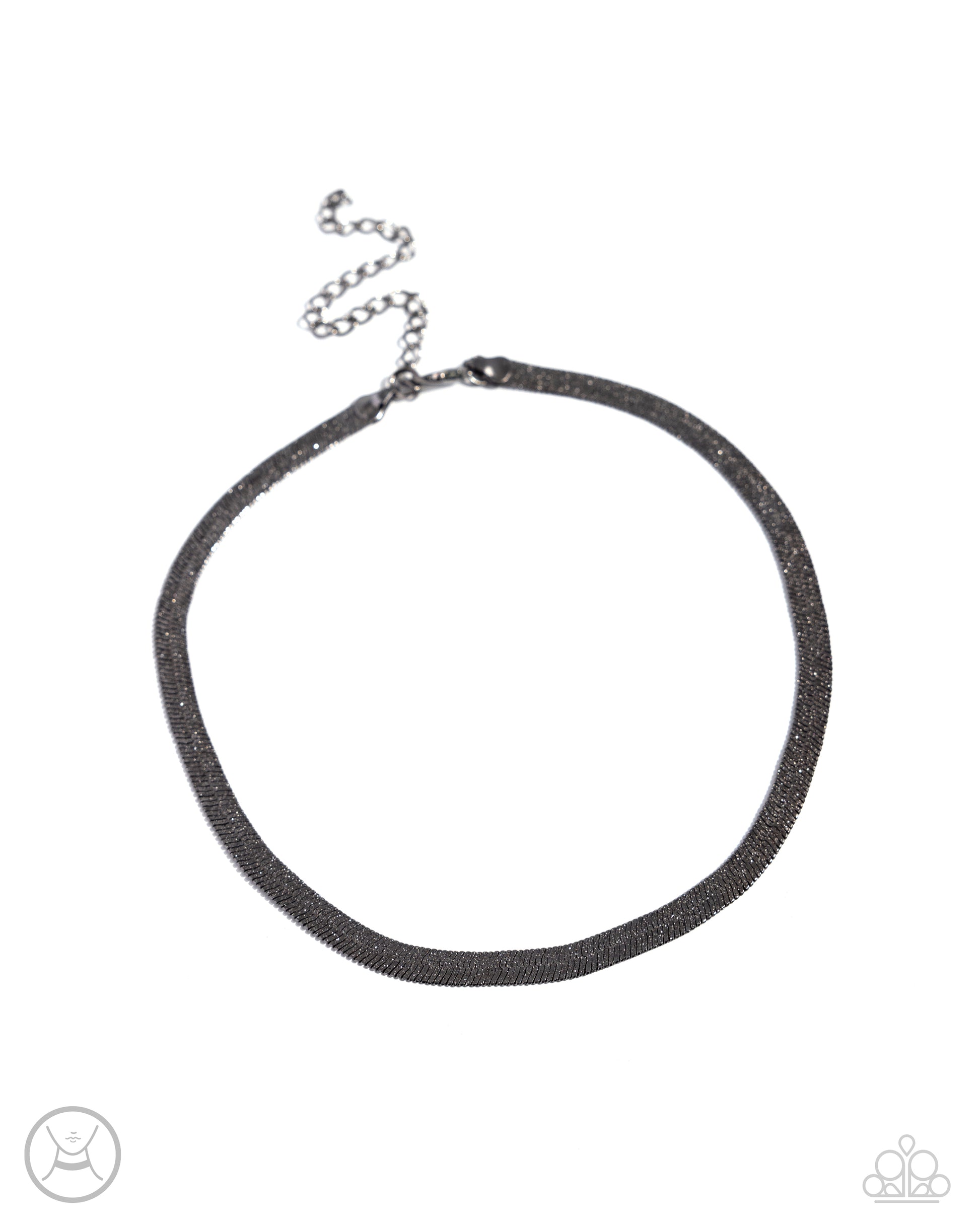 Simply Scintillating Black Necklace - Jewelry by Bretta