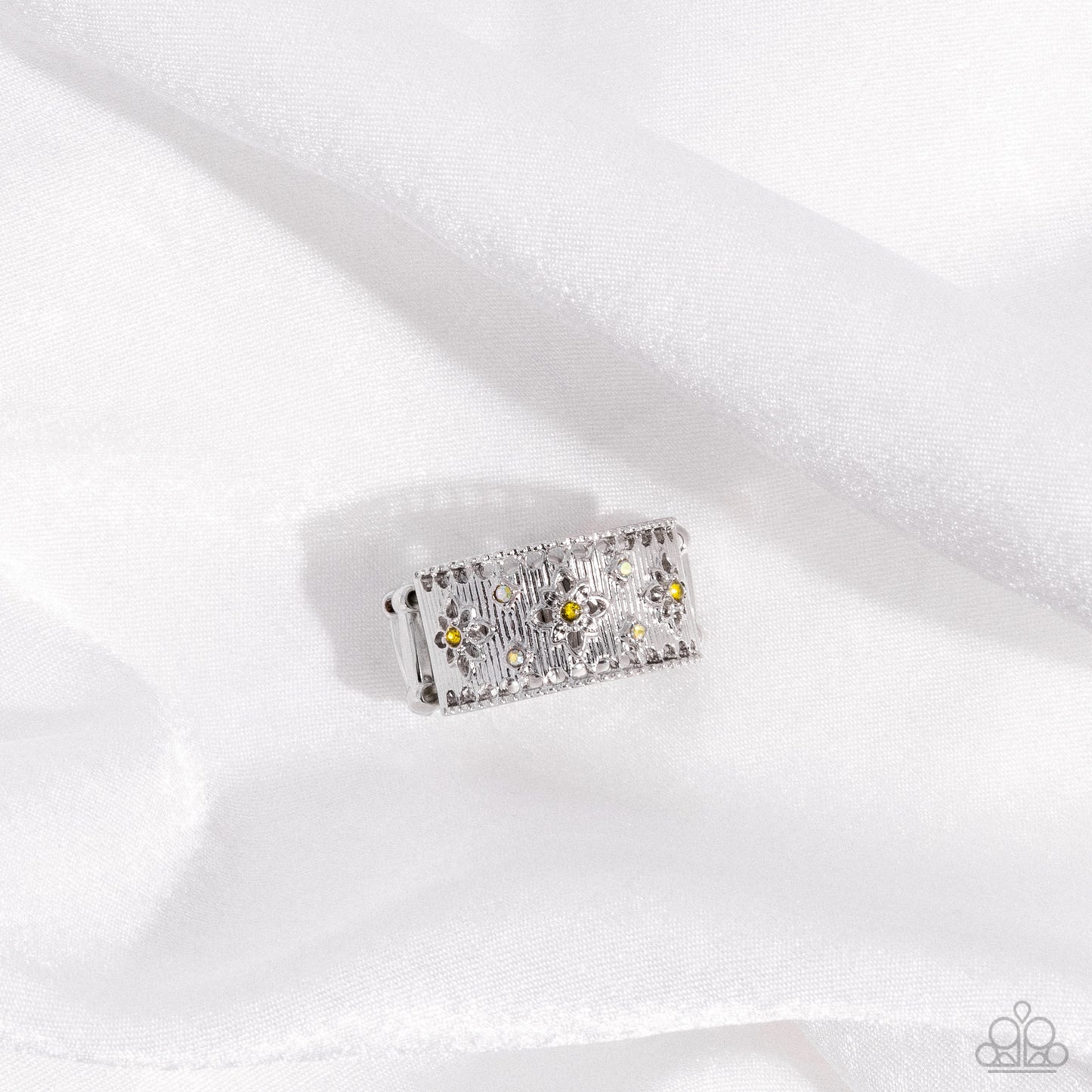 Whimsical Wallpaper Yellow Ring - Jewelry by Bretta