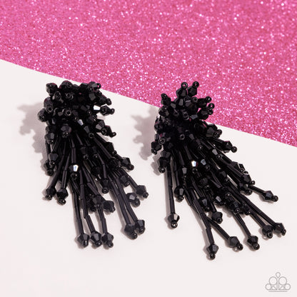 Congratulatory Charm Black Post Earrings - Jewelry by Bretta