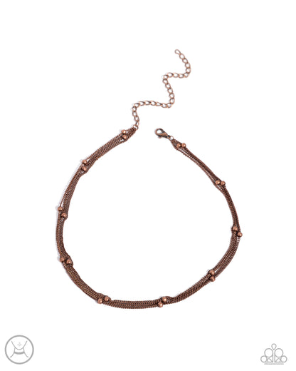 Satellite Strands Copper Necklace - Jewelry by Bretta