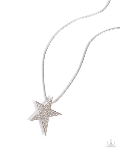 Patriotic Performer White Star Necklace - Jewelry by Bretta