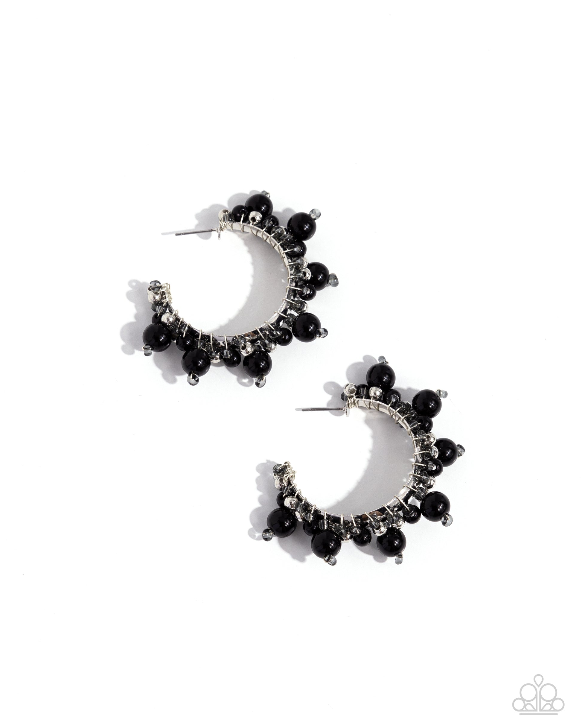 Elite Expense Black Earrings - Jewelry by Bretta