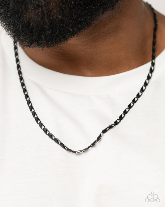 Casually Charged Black Necklace - Jewelry by Bretta
