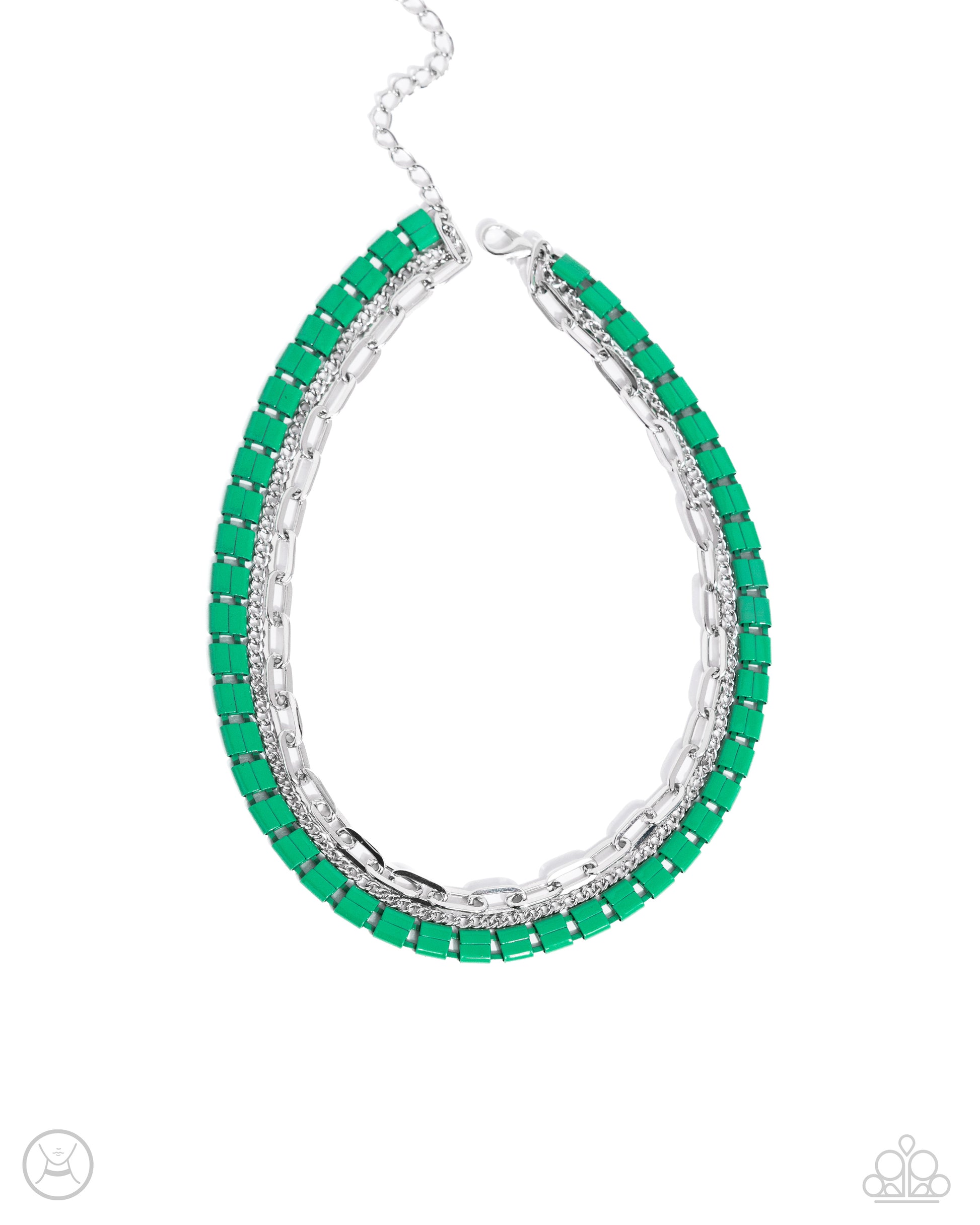 LAYER of the Year Green Necklace - Jewelry by Bretta