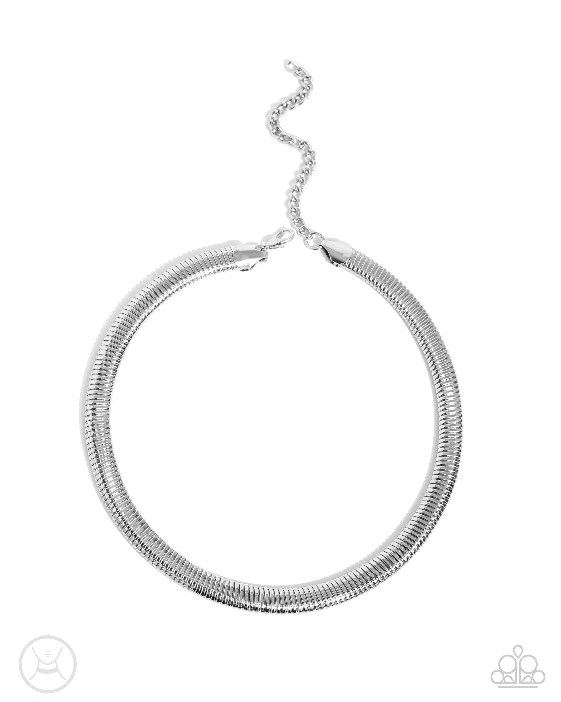 Choker Of The Century Silver Necklace - Jewelry by Bretta