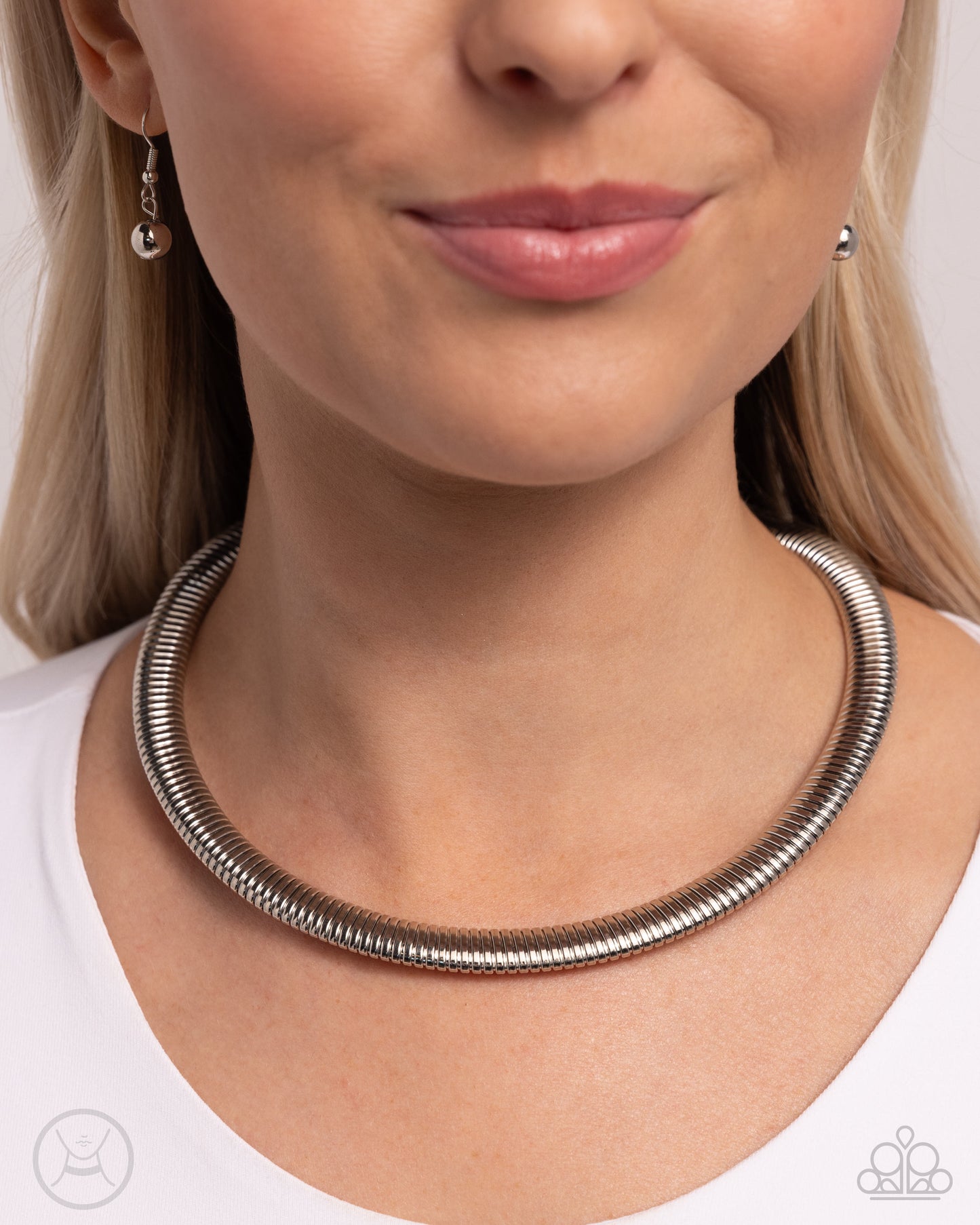 Choker Of The Century Silver Necklace - Jewelry by Bretta