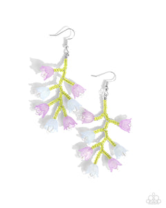 Beguiling Bouquet Purple Flower Earrings - Jewelry by Bretta