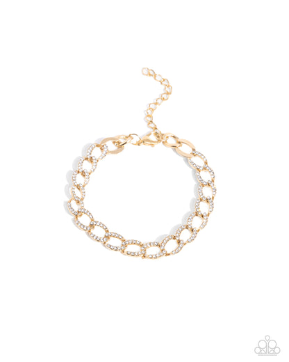 Freethinking Finish Gold Bracelet 