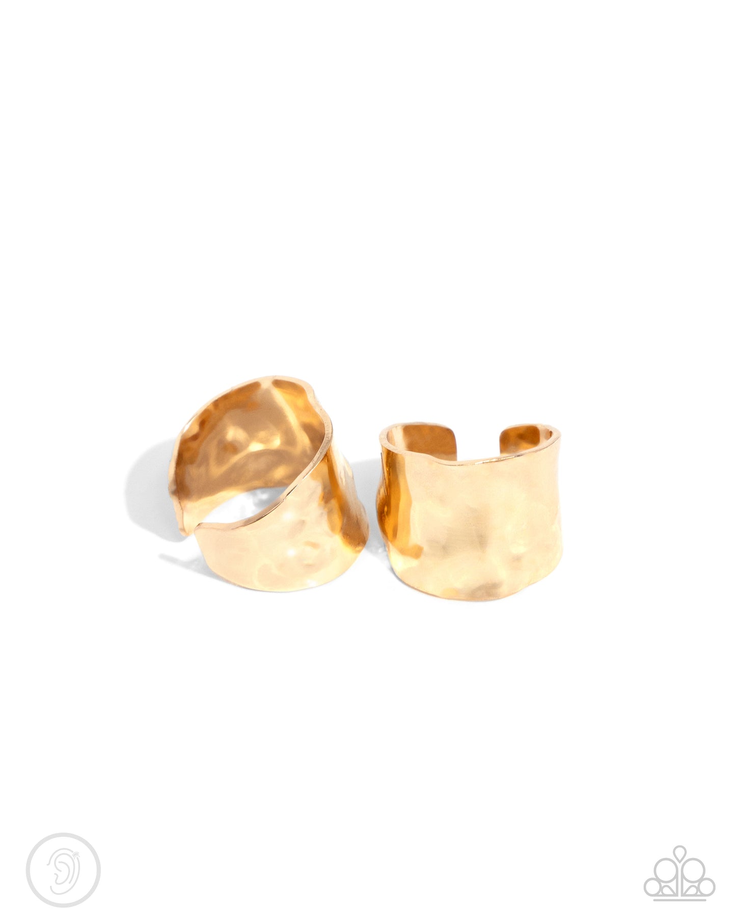 Warped Wonder Gold Ear Cuff - Jewelry by Bretta