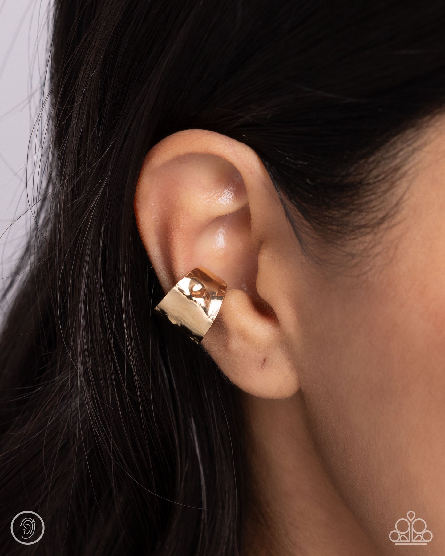 Warped Wonder Gold Ear Cuff - Jewelry by Bretta
