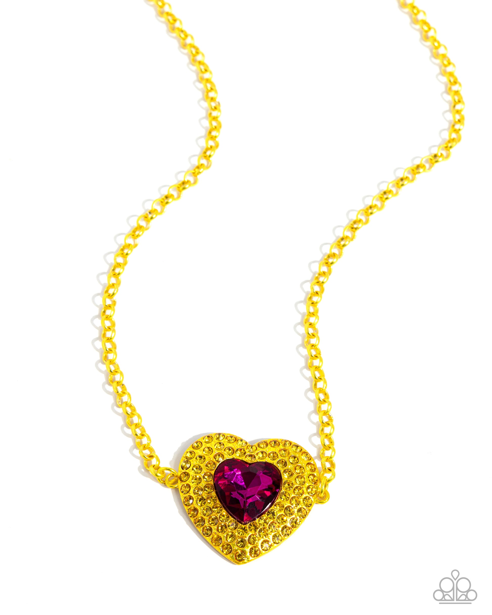 Locket Leisure Yellow Heart Necklace - Jewelry by Bretta