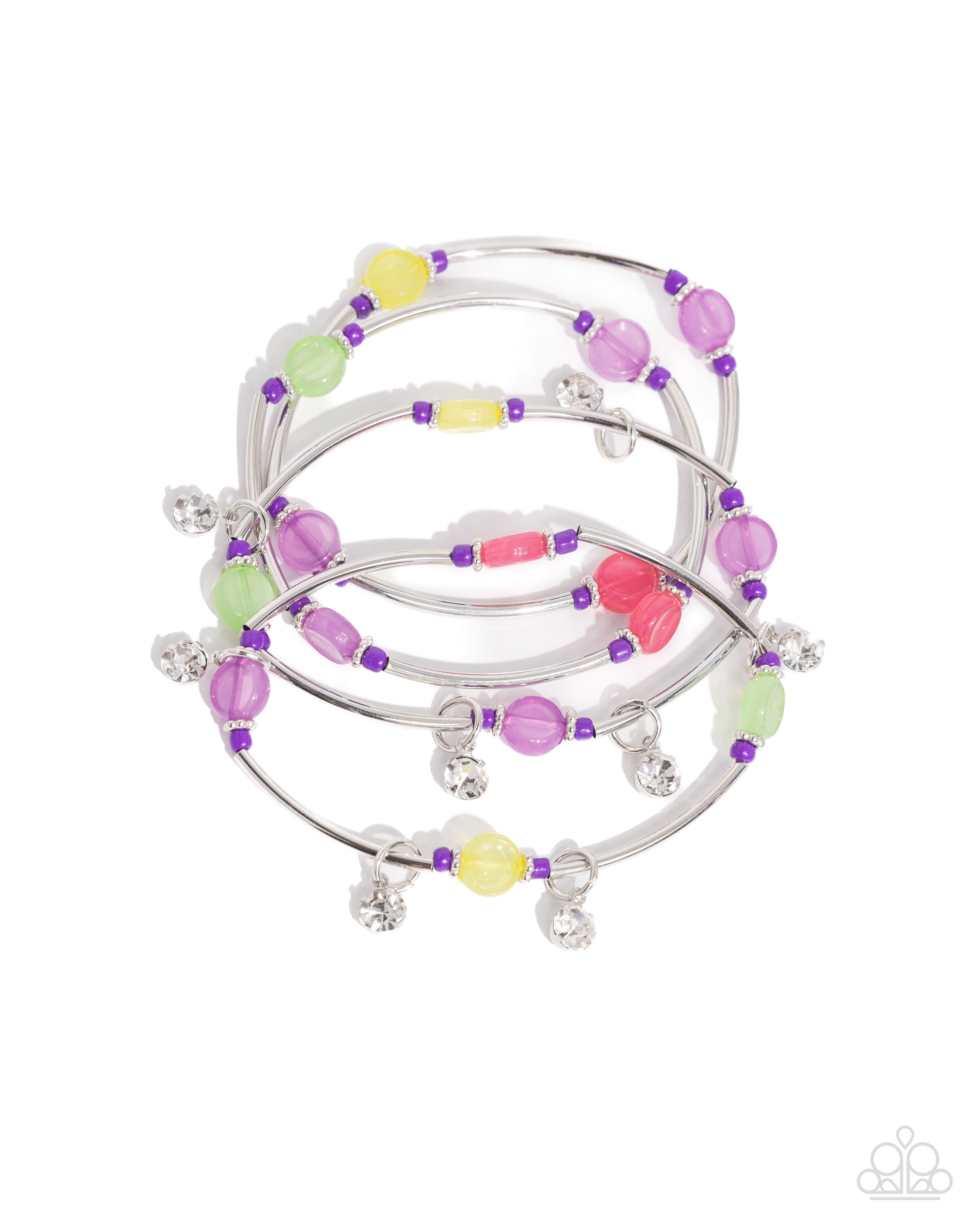 Scattered Sheen Purple Bracelets - Jewelry by Bretta