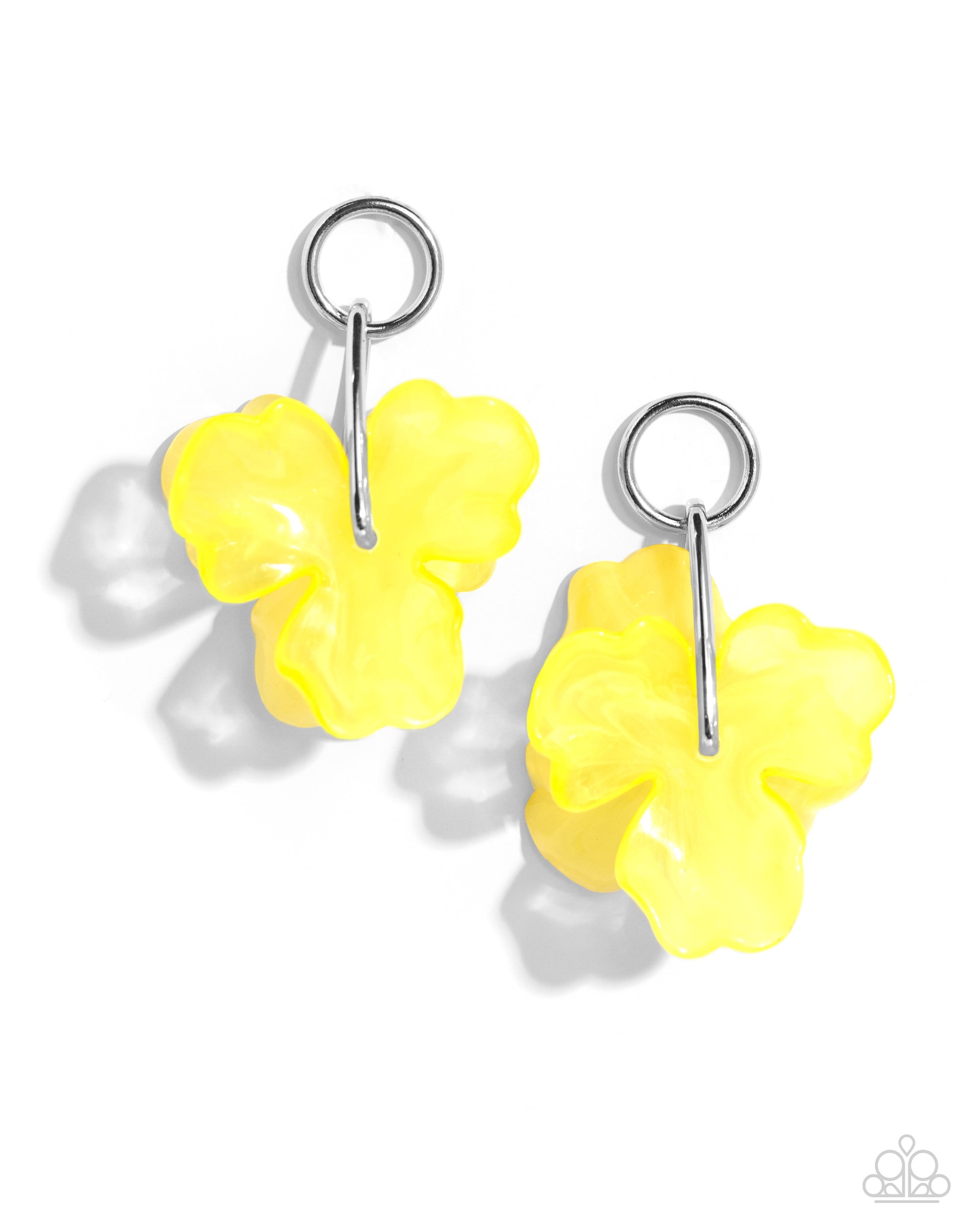 Glassy Garden Yellow Earrings - Jewelry by Bretta