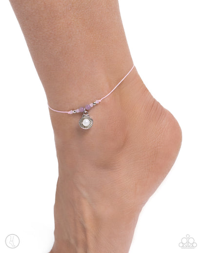 Oyster Overture Pink Anklet - Jewelry by Bretta