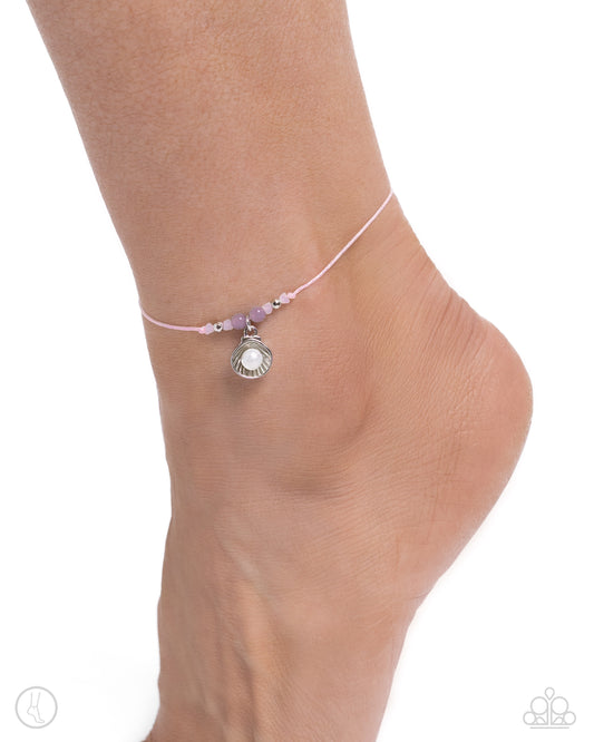 Oyster Overture Pink Anklet - Jewelry by Bretta