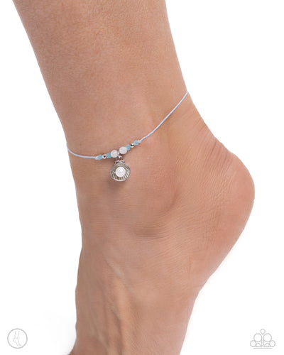 Oyster Overture Blue Anklet - Jewelry by Bretta