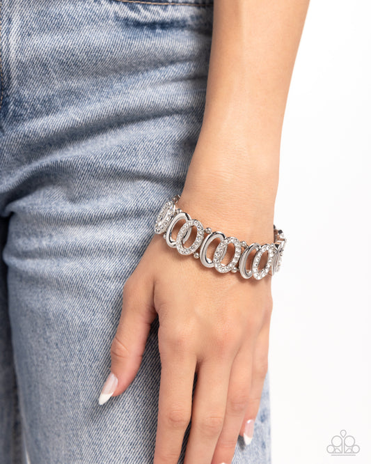 Refined Rarity White Bracelet  - Jewelry by Bretta