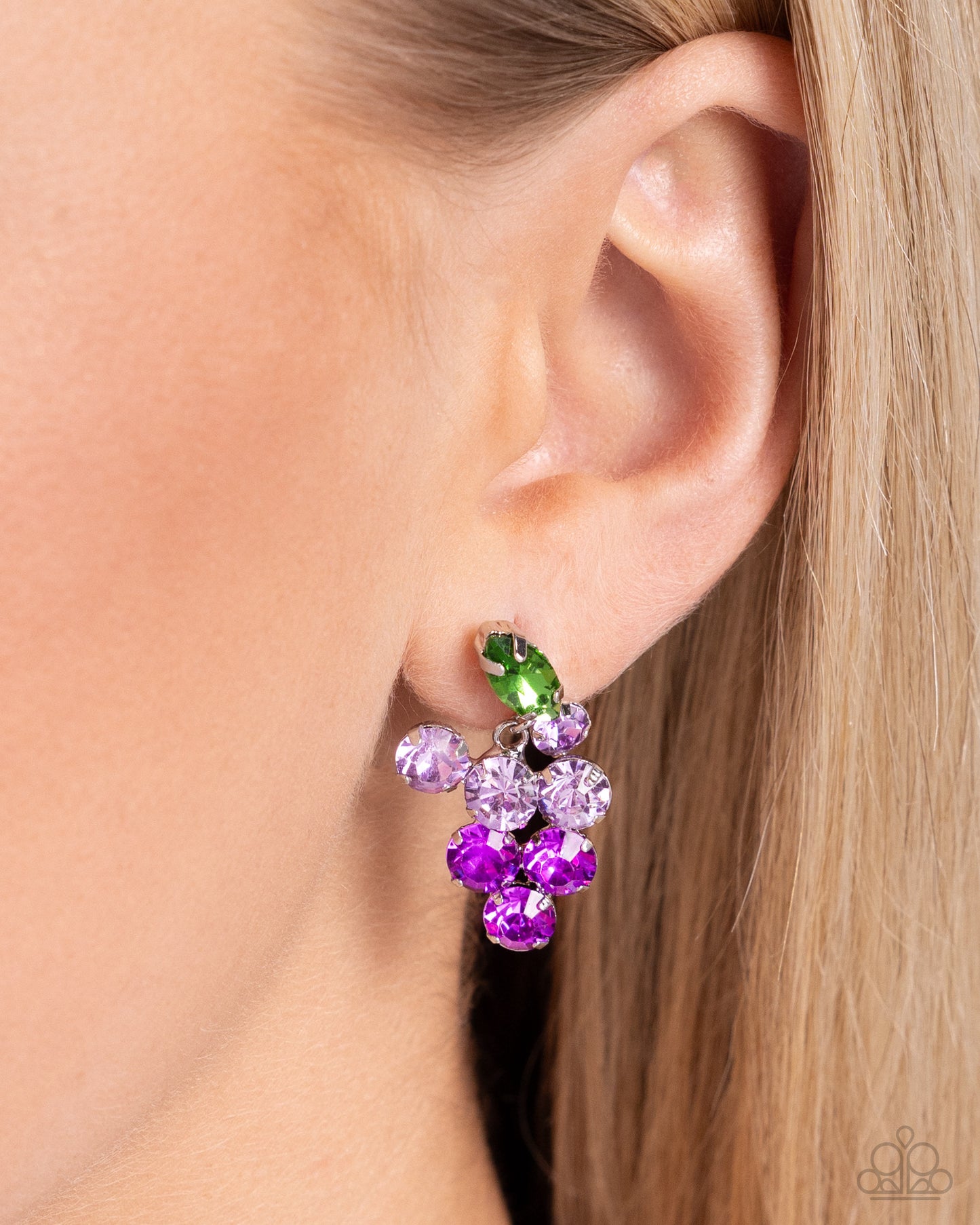 Grapevine Grace Purple Grape Earrings - Jewelry by Bretta