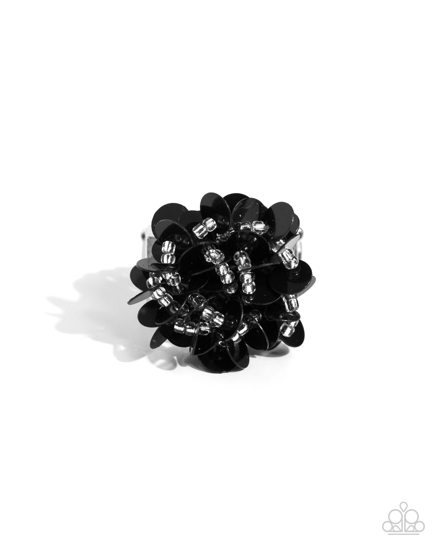 Dynamic Disco Black Ring - Jewelry by Bretta