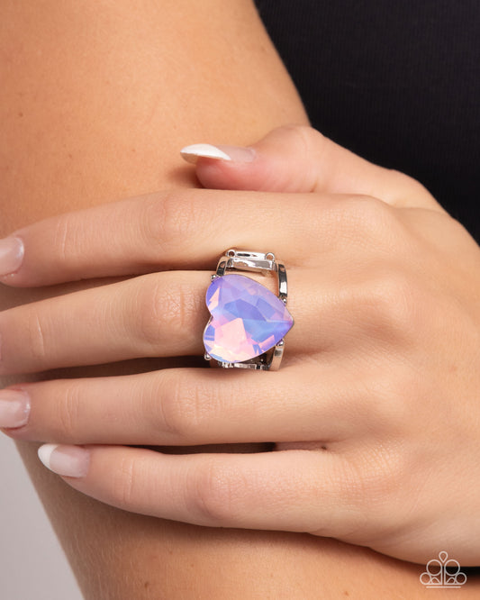 Youthful Yearbook Purple Ring - Jewelry by Bretta