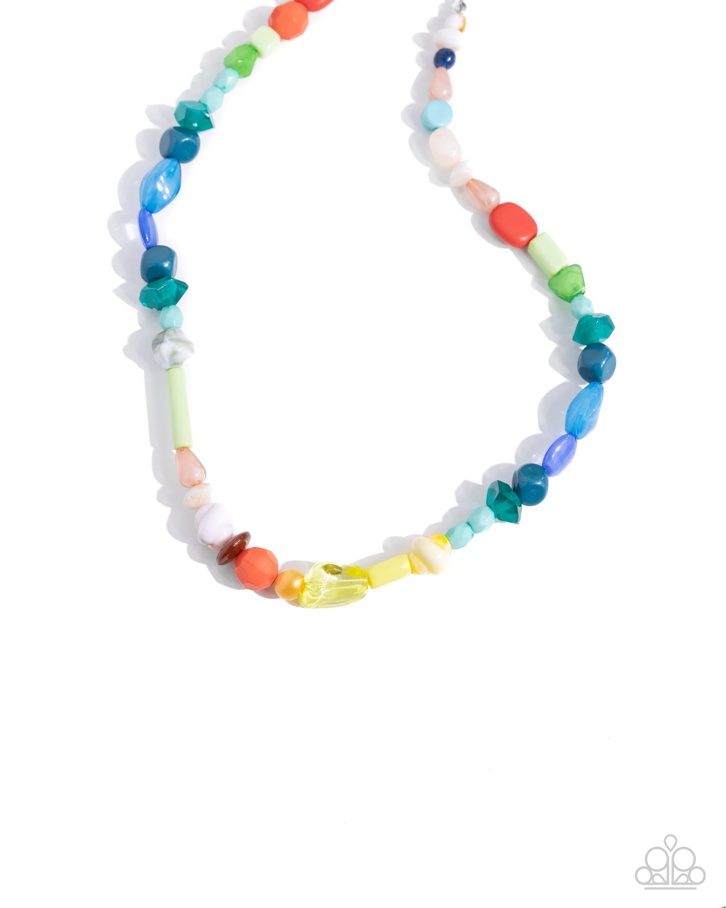 Colored Can-Can Multi Rainbow Necklace - Jewelry by Bretta