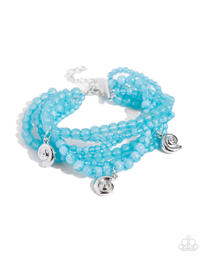 Swirling Shopaholic Blue Bracelets - Jewelry by Bretta