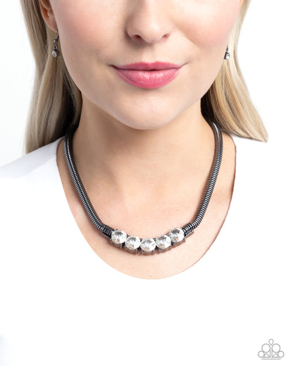 Musings Makeover Black Necklace - Jewelry by Bretta