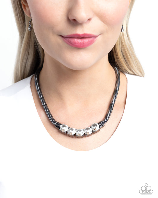 Musings Makeover Black Necklace - Jewelry by Bretta