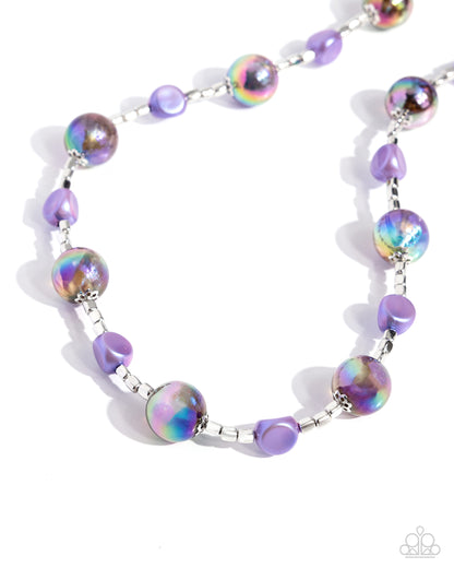 Malibu Makeover Purple Necklace and Bracelet Set - Jewelry by Bretta
