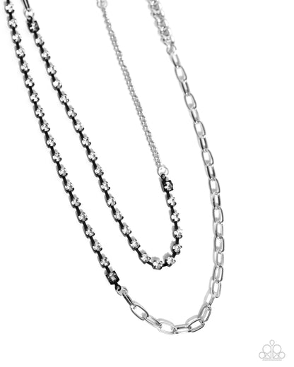 Boxy Brilliance Black Necklace - Jewelry by Bretta