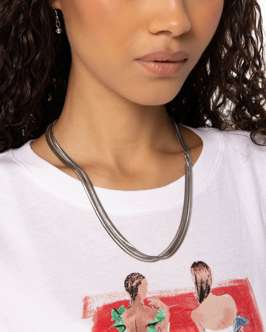 Tasteful Time Silver Necklace - Jewelry by Bretta