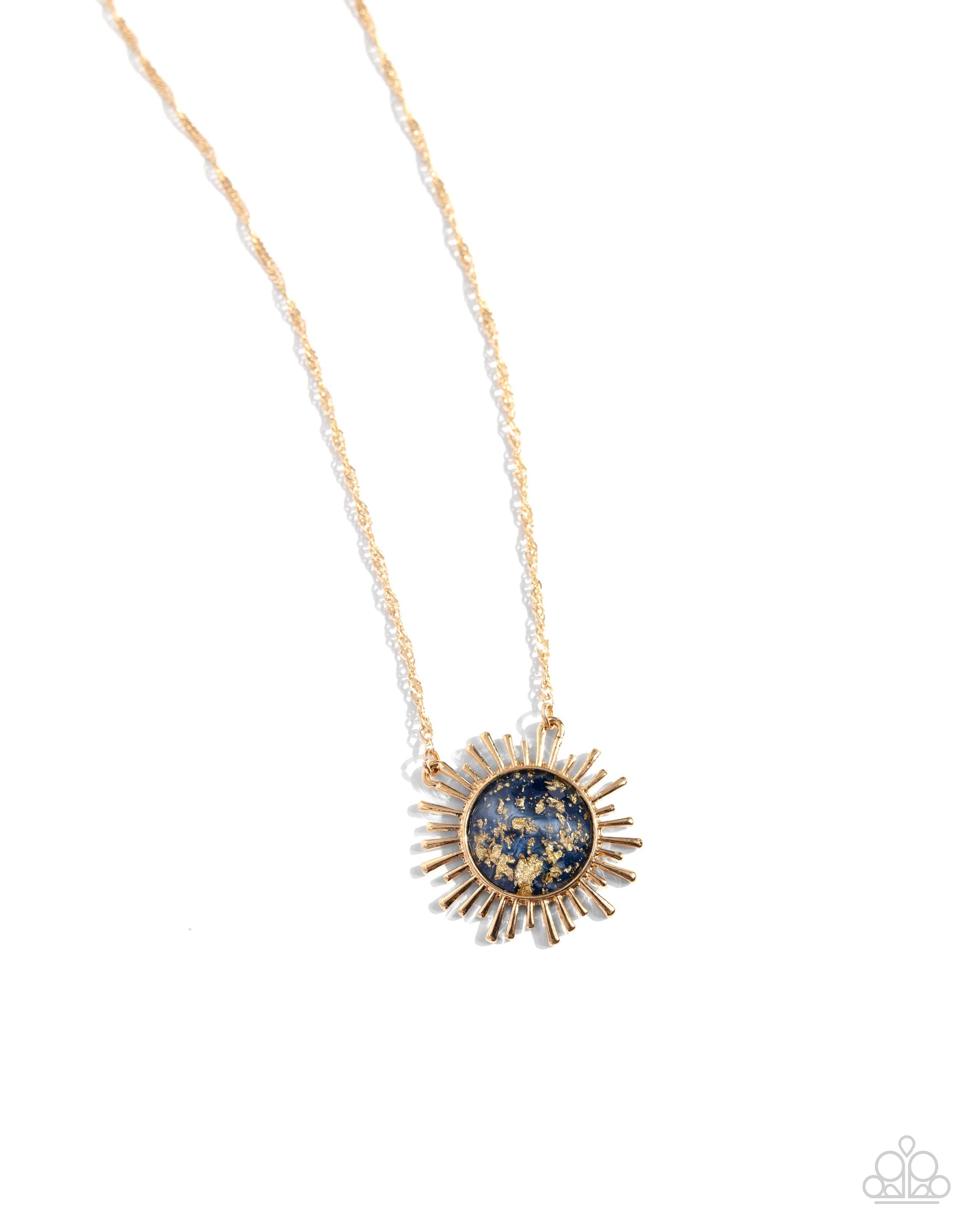 Fairytale Foil Blue Necklace - Jewelry by Bretta