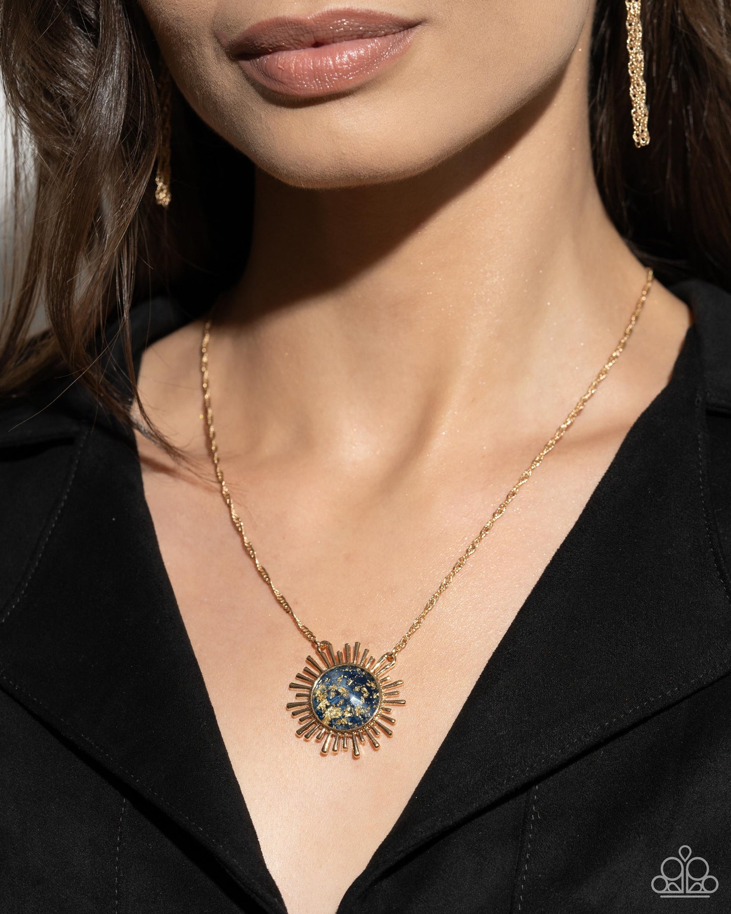 Fairytale Foil Blue Necklace - Jewelry by Bretta