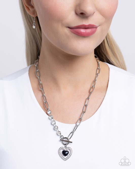 Soft-Hearted Style Black Heart Necklace - Jewelry by Bretta