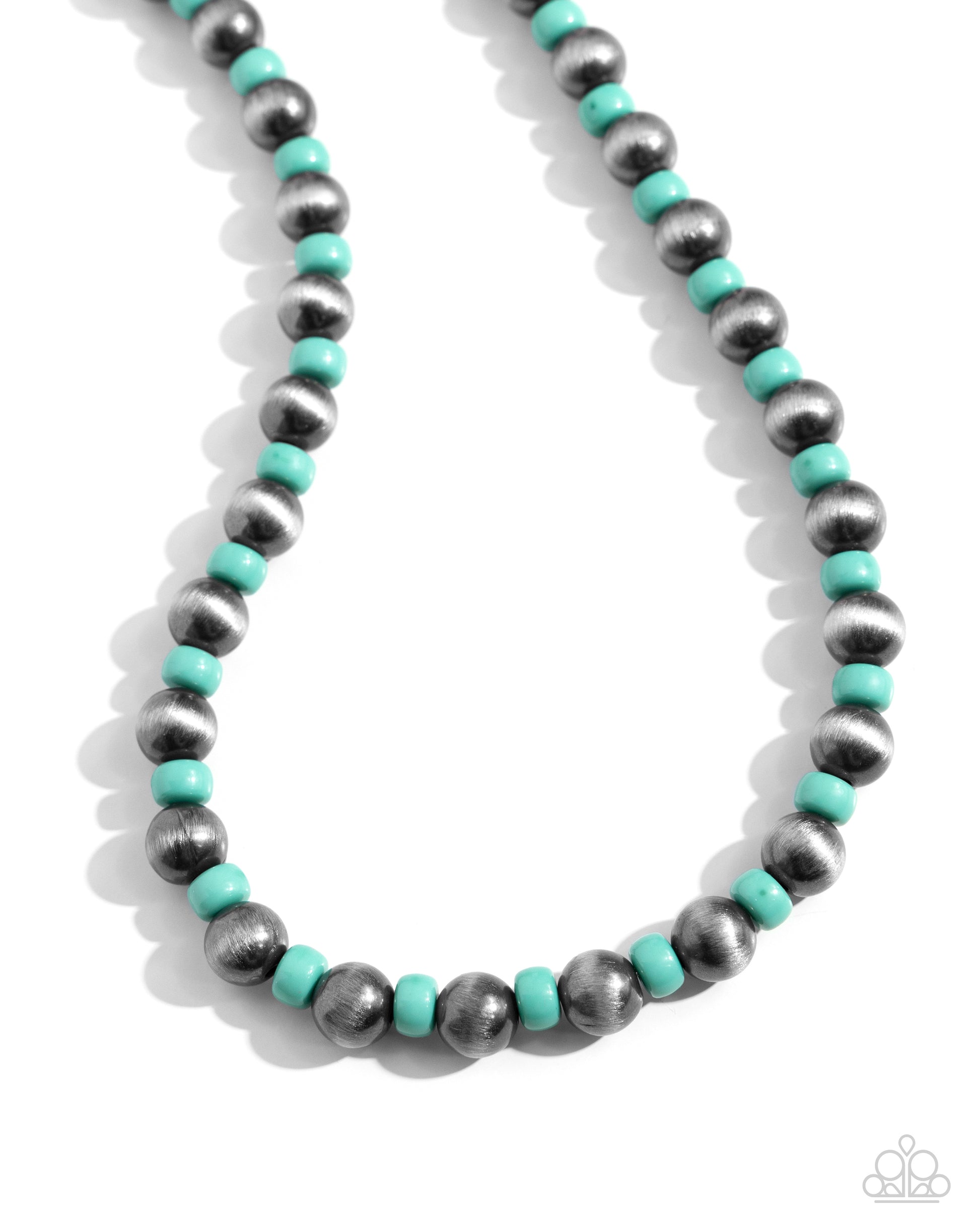 Contemporary Confidence Green Necklace - Jewelry by Bretta
