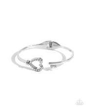 The Key to Romance White Heart  Bracelet - Jewelry by Bretta
