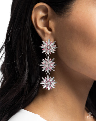 Petaled Princess Pink Earrings - Jewelry by Bretta